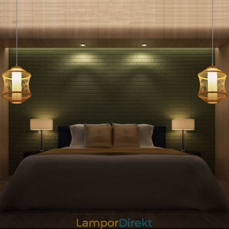 Visual Comfort Bamboo Cage Pendellampa