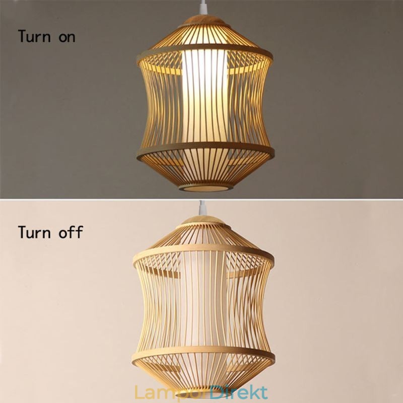 Visual Comfort Bamboo Cage Pendellampa