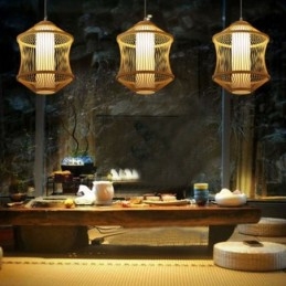 Visual Comfort Bamboo Cage Pendellampa