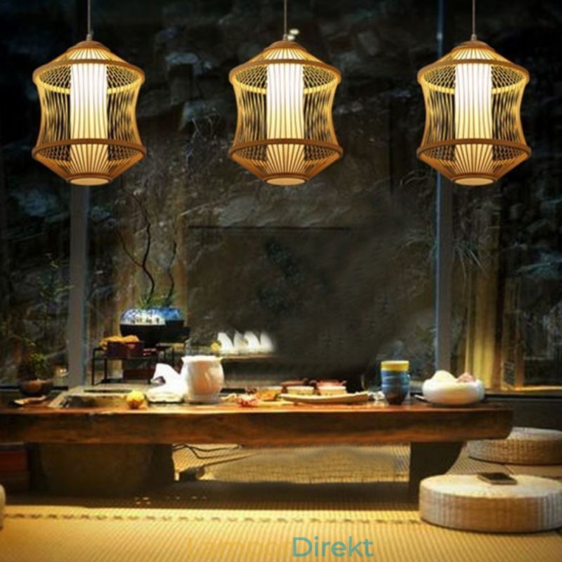 Visual Comfort Bamboo Cage Pendellampa