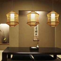 Visual Comfort Bamboo Cage Pendellampa
