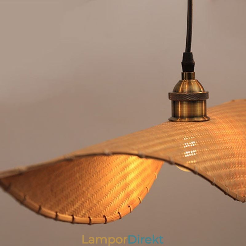 Creative Leaf Pendel Light Contemporary Bambu Pendel Light Tearoom Lighting
