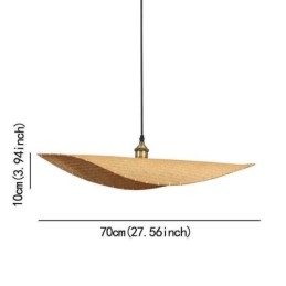 Creative Leaf Pendel Light Contemporary Bambu Pendel Light Tearoom Lighting