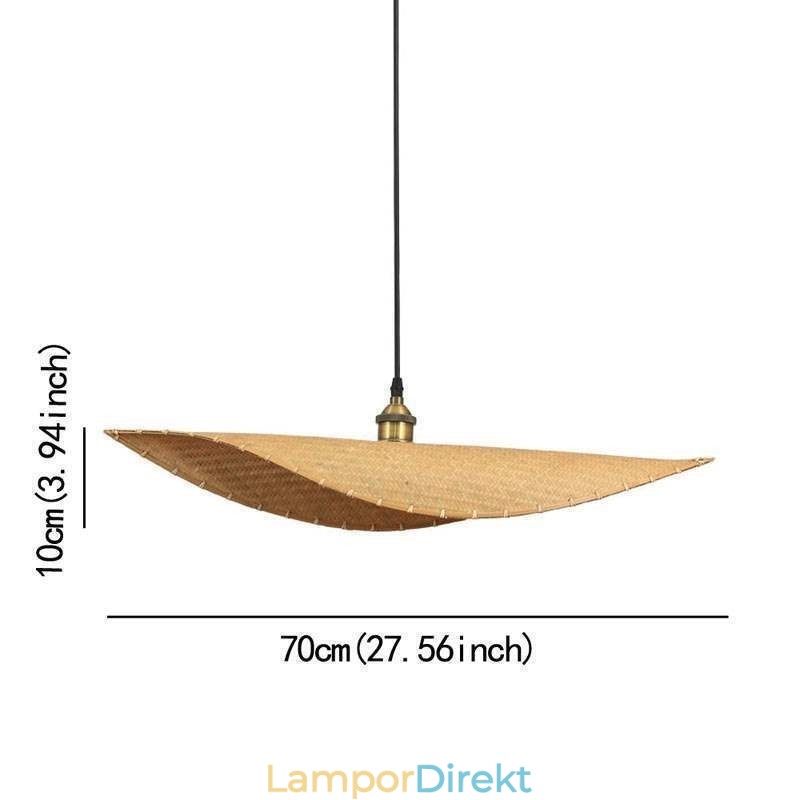 Creative Leaf Pendel Light Contemporary Bambu Pendel Light Tearoom Lighting