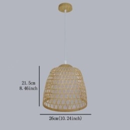 Visual Comfort Dome Bambu Pendellampa