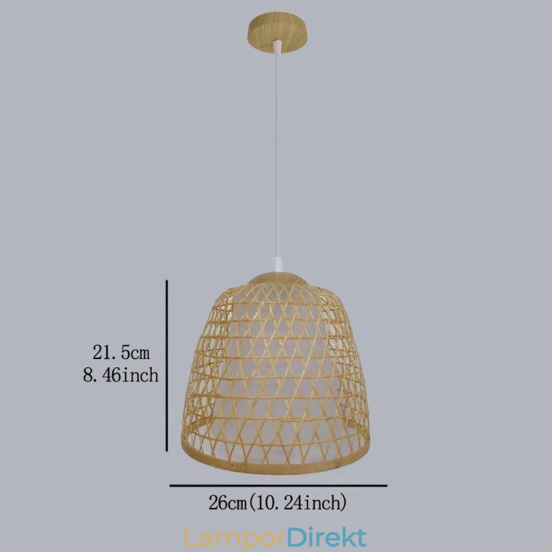 Visual Comfort Dome Bambu Pendellampa