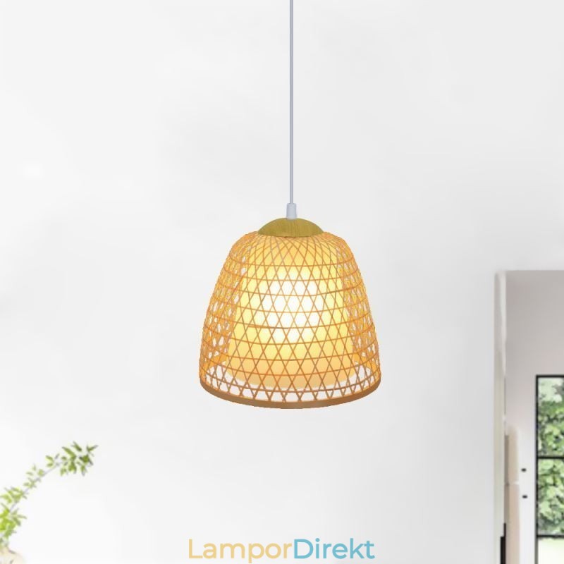 Visual Comfort Dome Bambu Pendellampa
