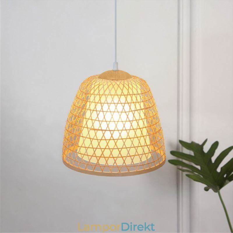 Visual Comfort Dome Bambu Pendellampa