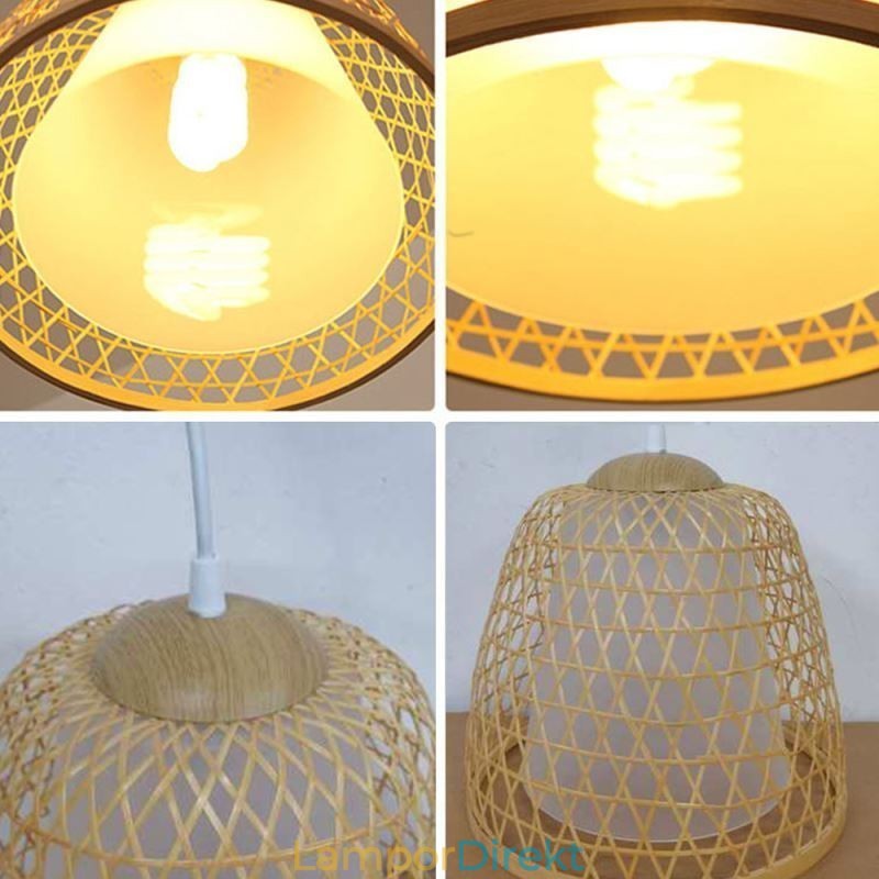 Visual Comfort Dome Bambu Pendellampa