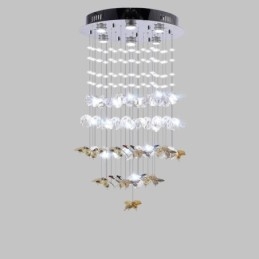 Nordic Pendellampa Creative Butterfly Glass Pendellampa