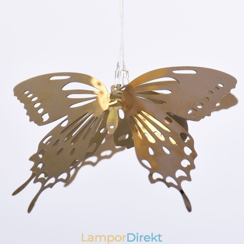 Nordic Pendellampa Creative Butterfly Glass Pendellampa