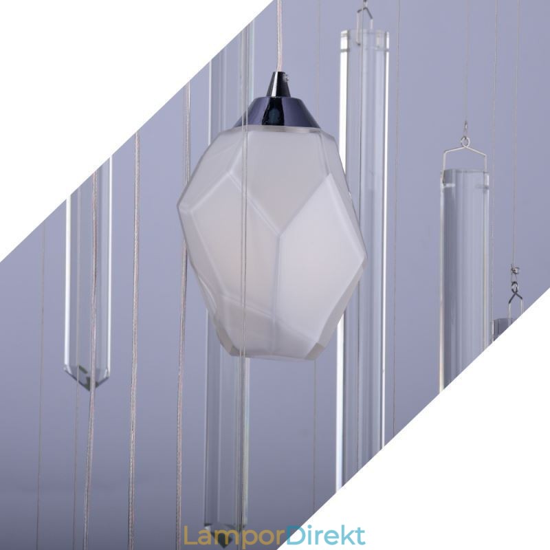 Cluster Pendel Light Modern Stor Pendel Kristallkrona Duplex Trappa