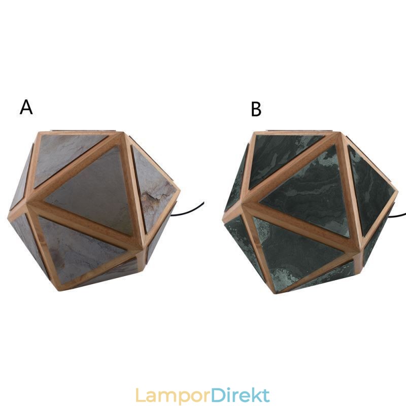 Geometrisk Hänglampa Diamantformad 3D-Genomskinlig Design