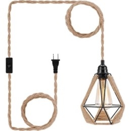 Retro Taklampa Hamparep Taklampa 5M Hängande Tråd
