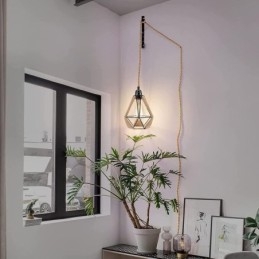 Retro Taklampa Hamparep Taklampa 5M Hängande Tråd