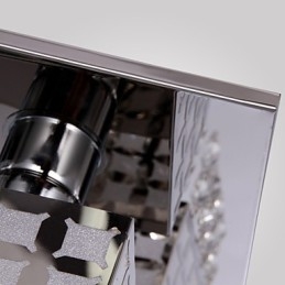 Ljuskrona Modern Crystal Stainless Living 4 Lights