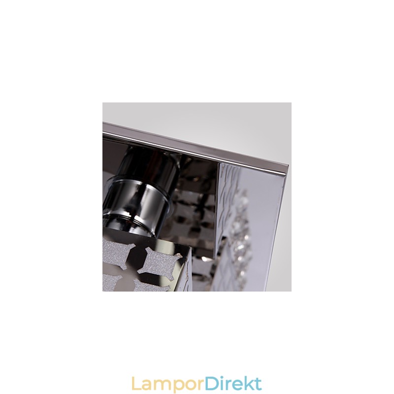 Ljuskrona Modern Crystal Stainless Living 4 Lights