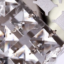 Ljuskrona Modern Crystal Stainless Living 4 Lights