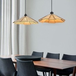Taklampa Creative Retro Taklampa I Trä