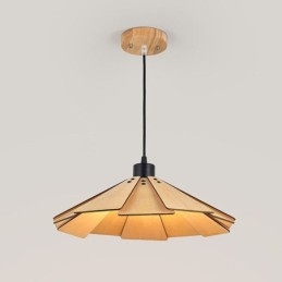Taklampa Creative Retro Taklampa I Trä
