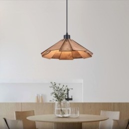 Retro Taklampa Kreativ Taklampa I Trä