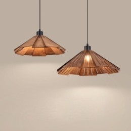 Retro Taklampa Kreativ Taklampa I Trä