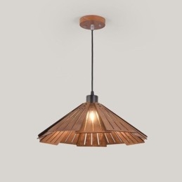 Retro Taklampa Kreativ Taklampa I Trä