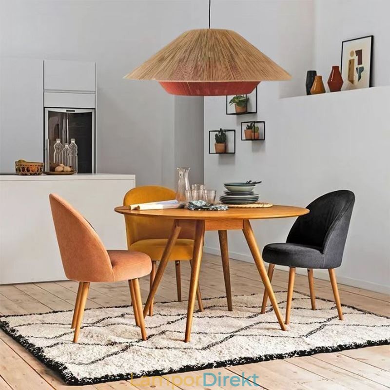 Hamp Rep Pendel Light Handvävd Taklampa