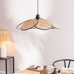 Pendellampa Naturlig Enkel Handvävd Lampa