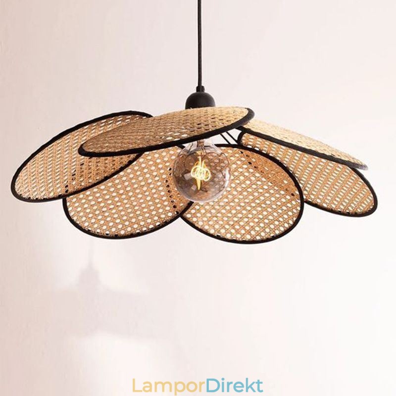 Pendellampa Naturlig Enkel Handvävd Lampa