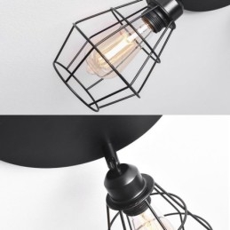 Industriell Infälld Taklampa 3 Ljusmetallbur Taklampa