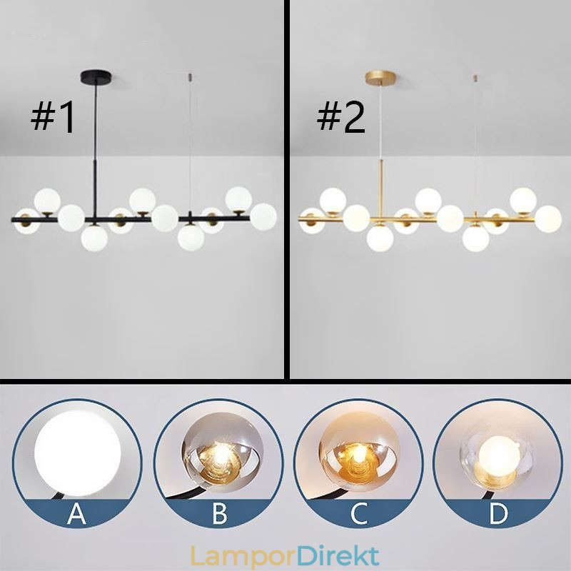 Taklampa Magic Beans Molecular Glass Taklampa