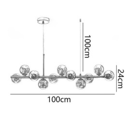 Taklampa Magic Beans Molecular Glass Taklampa