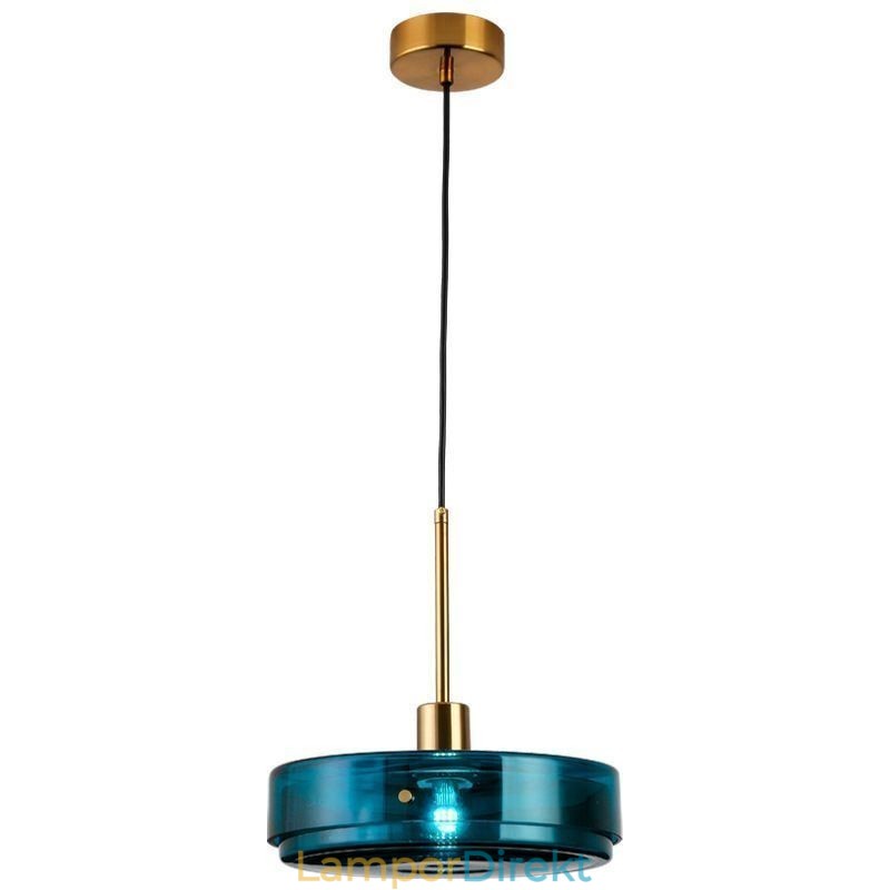 Rund Kaka Glas Taklampa Modern Minimalistisk Smidesjärn Taklampa