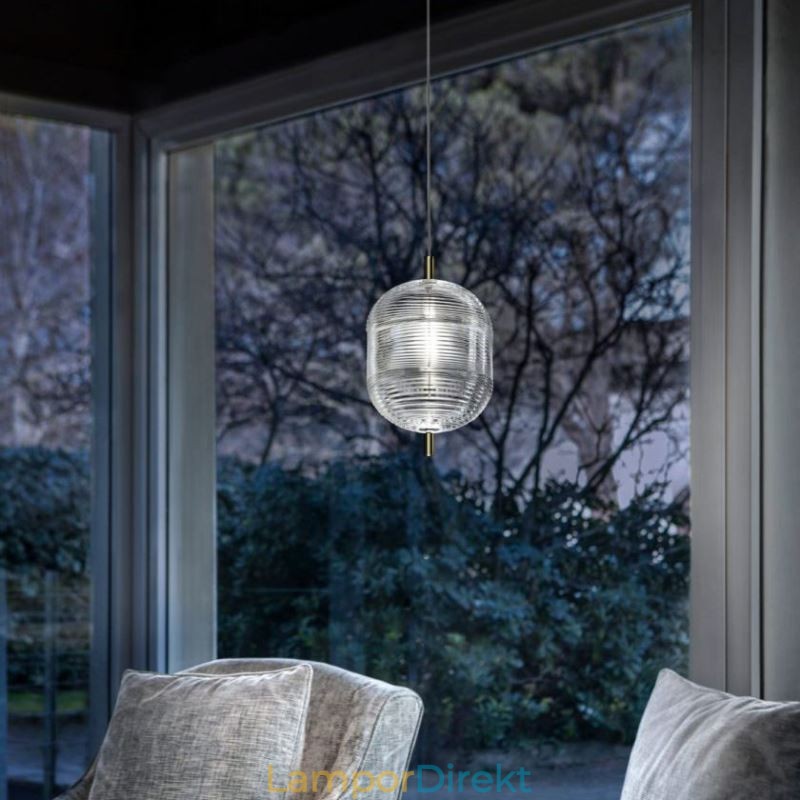 Vatten Ripple Pendellampa Modern Minimalistisk Smidesjärn Taklampa