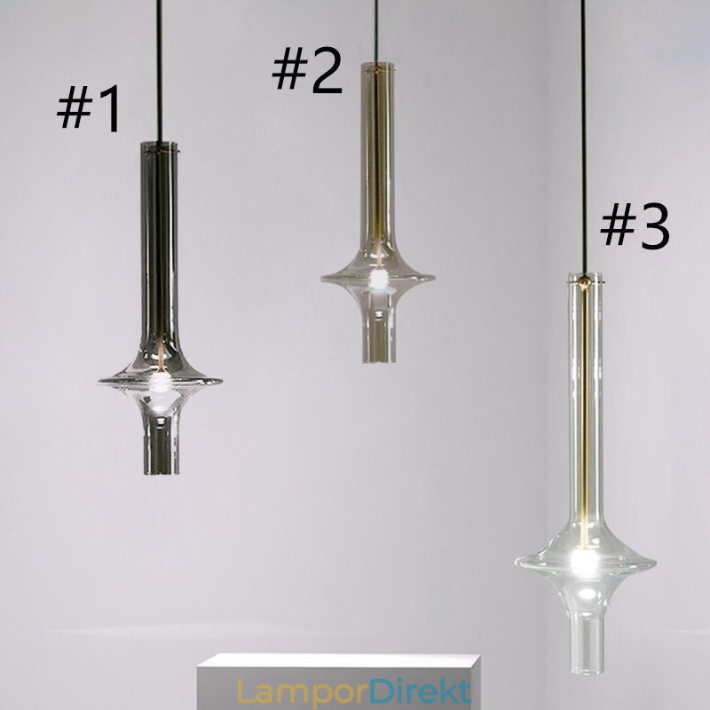 Glasrör Taklampa Modern Minimalistisk Smidesjärn Taklampa