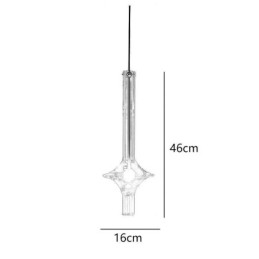 Glasrör Taklampa Modern Minimalistisk Smidesjärn Taklampa