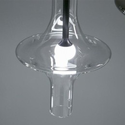 Glasrör Taklampa Modern Minimalistisk Smidesjärn Taklampa