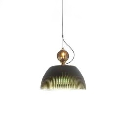 Plisserad Kjol Glas Hänglampa Modern Minimalistisk Smidesjärn Liten Taklampa