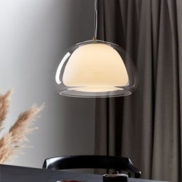 Taklampa Modern Enkel Klarglas Pudding Taklampa