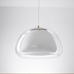 Taklampa Modern Enkel Klarglas Pudding Taklampa