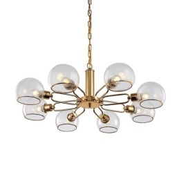 Glas Taklampa Modern Minimalistisk Smidesjärn Taklampa