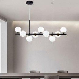 Taklampa Modern Simple Magic Beans Molecular Smidesjärn Glas Taklampa