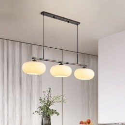 Nordic Glass Pendellampa Creative Smidesjärn Taklampa