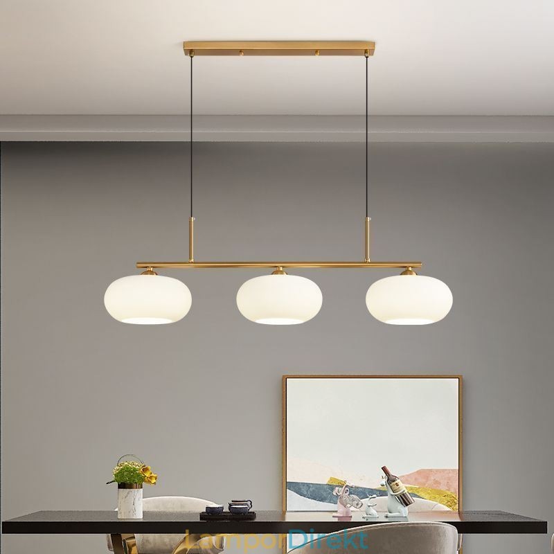 Nordic Glass Pendellampa Creative Smidesjärn Taklampa