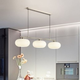 Nordic Glass Pendellampa Creative Smidesjärn Taklampa