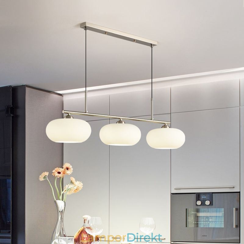 Nordic Glass Pendellampa Creative Smidesjärn Taklampa
