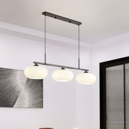 Nordic Glass Pendellampa Creative Smidesjärn Taklampa