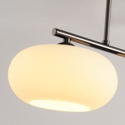 Nordic Glass Pendellampa Creative Smidesjärn Taklampa