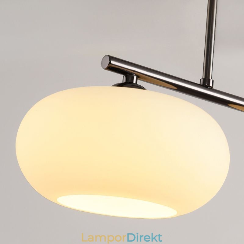 Nordic Glass Pendellampa Creative Smidesjärn Taklampa